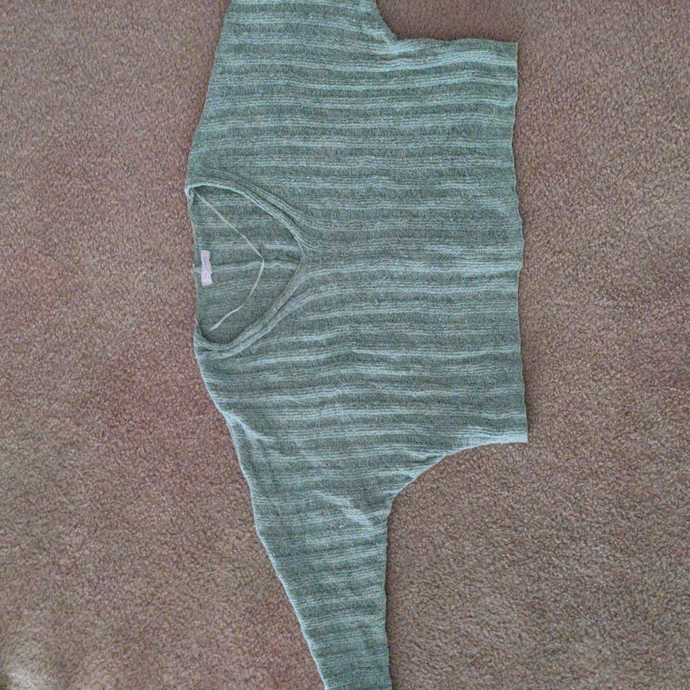 PacSun LA Hearts lime green crop spring sweater - Picture 3 of 4